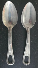 2 WW-I Era US Army Mess Kit Spoons