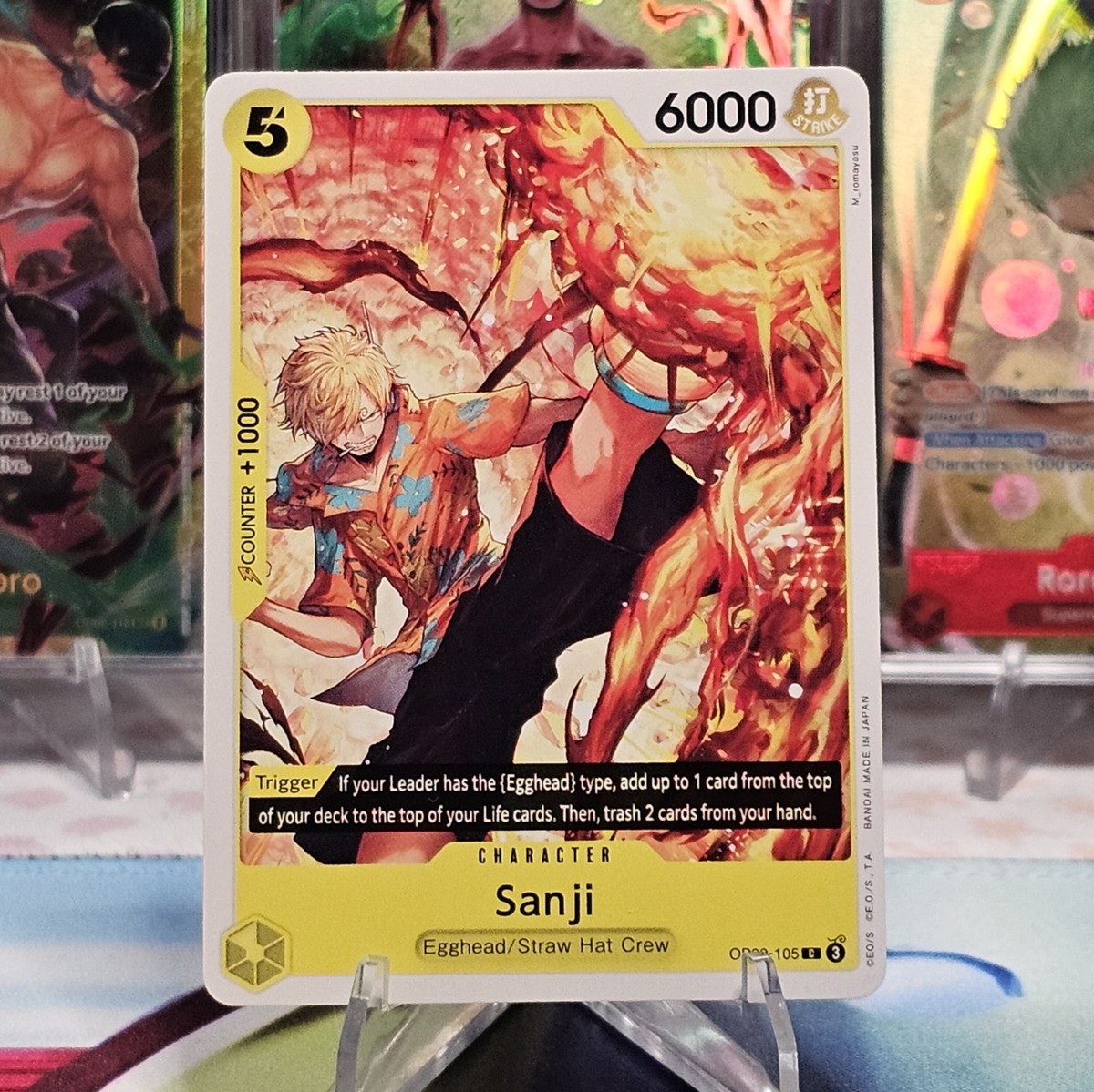 Sanji OP09-105 C Emperors in the New World One Piece Card Game NM