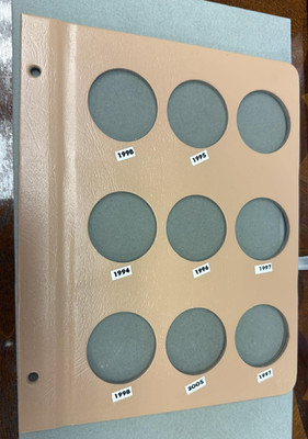 DANSCO EMPTY BLANK PAGE 43.25MM FOR CASINO STRIKES