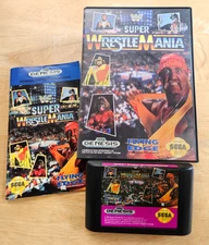 Sega Genesis (CIB) - WWF Super WrestleMania - COMPLETE WWE Game, Box and Manual