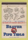 Matchbook Cover - Beaver Pipe Tools Warren OH WEAR 40 Strike