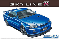Aoshima Nissan Skyline GT-R BNR34 V-Spec II 1:24 Modellbausatz Neu OVP