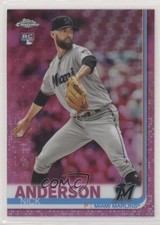 2019 Topps Chrome Update Target Pink Refractor Nick Anderson #20 Rookie RC ut4