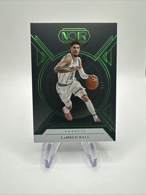LaMelo Ball 2024-25 Panini Noir International #55 Association Edition Green /5