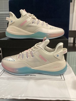RIGORER Sniper 2 Austin Reaves Men s 11 Basketball Shoes Cream Pink Blue NIB