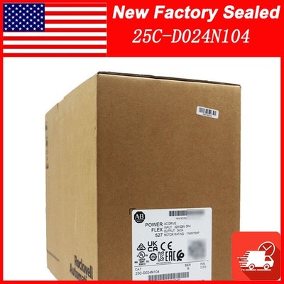 25C-D024N104 NEW Unopened AB PowerFlex 527 AC Drive 25CD024N104