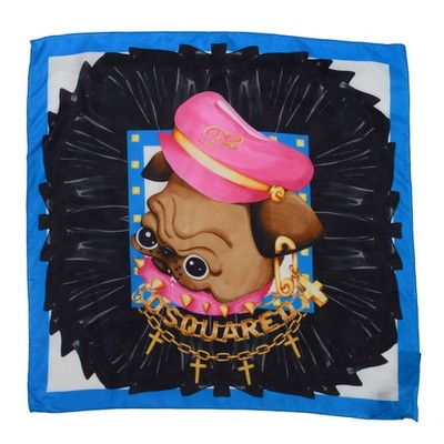 Dsquared2 Women's Multi-Color 100% Silk Scarf