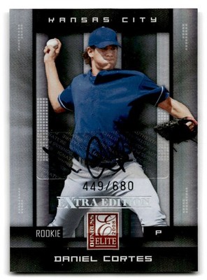 2008 Donruss Elite Extra Edition #117 Daniel Cortes AU /680 (ref 205449)