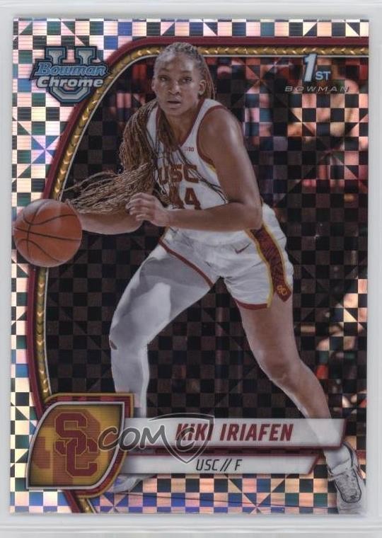 2024-25 Bowman U Chrome X-Fractor Kiki Iriafen #47 1d0h
