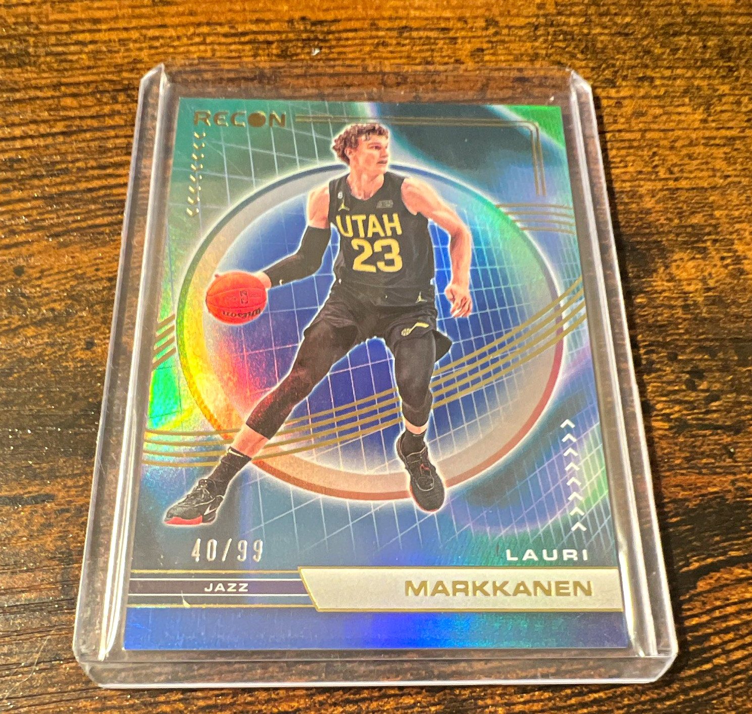 Panini 2022-23 Recon Lauri Markkanen Utah Jazz #98 Holo Blue 40/99