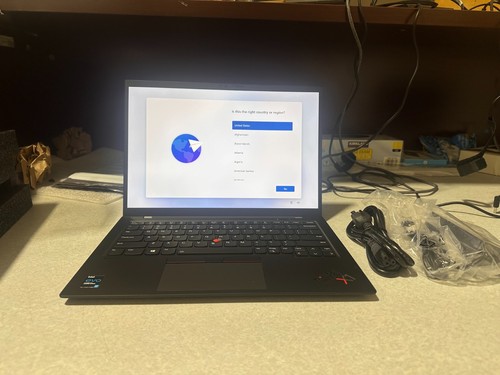 Lenovo ThinkPad X1 Carbon Laptop PC 14" i7 16GB 512GB Backlit Key Cam W11 Pro