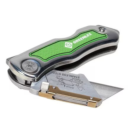 Greenlee 0652-22 Utility Folding Utility Knife, Folding Retractable, 8.9"