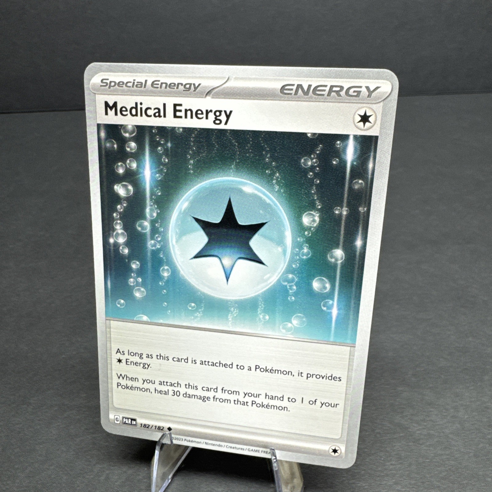 Pokemon TCG Card Medical Energy 182/182 S&V Paradox Rift Uncommon NM