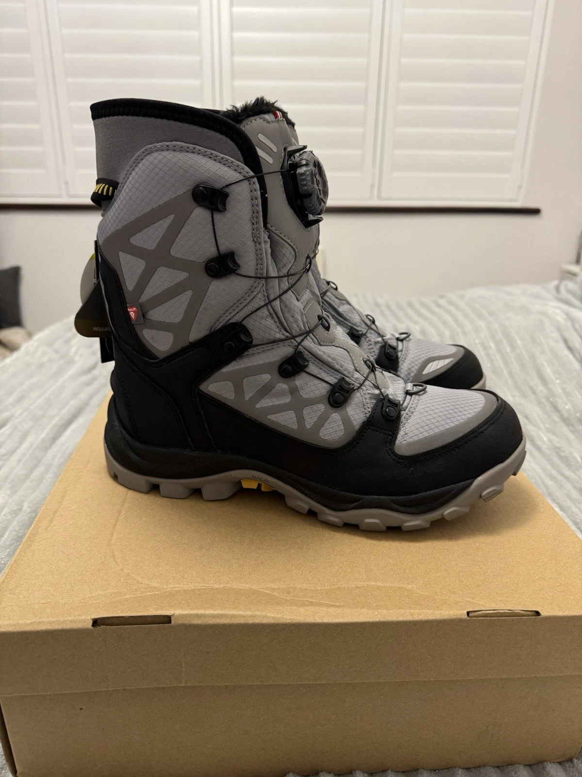 VIKING BOA CONSTRICTOR WATERPROOF WINTER SNOW BOOTS APRES SKI SIZE 7 7.5 41 GREY
Opens in a new wind