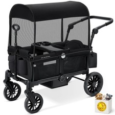 Stroller Wagon, 2 Seat Stroller for 2 Kids, Premium All Terrain Stroller for ...