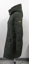 Barbour Green quilted BRAESIDE coat jacket Size 6 - see description