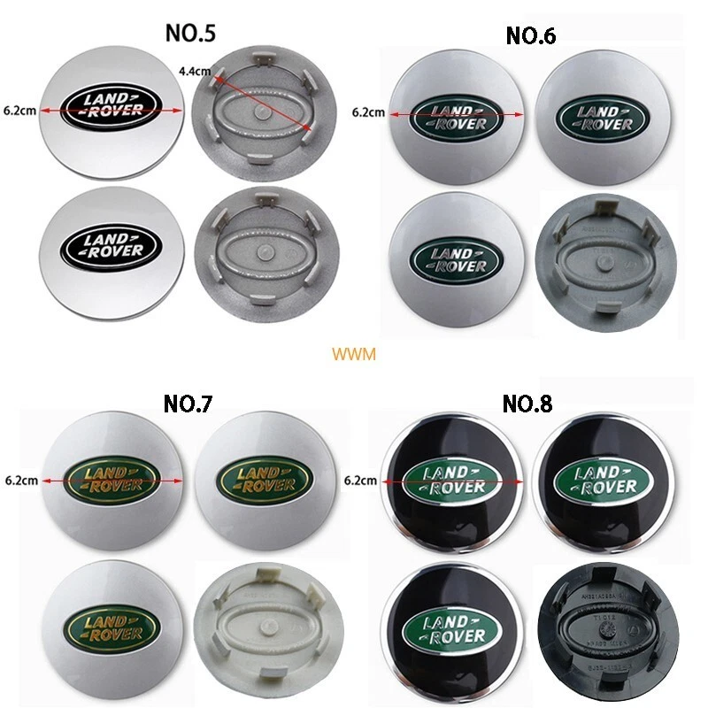  Centre Hub Caps Covers for Land Rover Discovery Range Rover 4x 6.2cm Car Wheel - Image 3 of 4