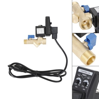 AC110V Electronic Timed 1/2''Air Compressor Tank Auto Water Moisture Drain Valve