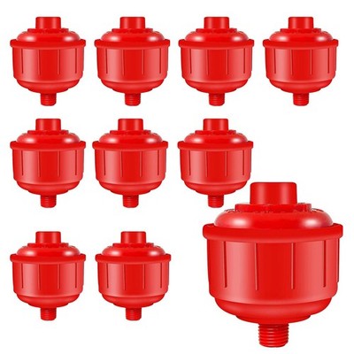 10pcs Disposable Mini Air Water Trap Filters 1/4'' Thread for Most Spray Gun Tool