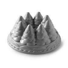 BETTY BOSSI Gugelhupf-Form Tannenbaum Backform aus Aluminium Silber NEU