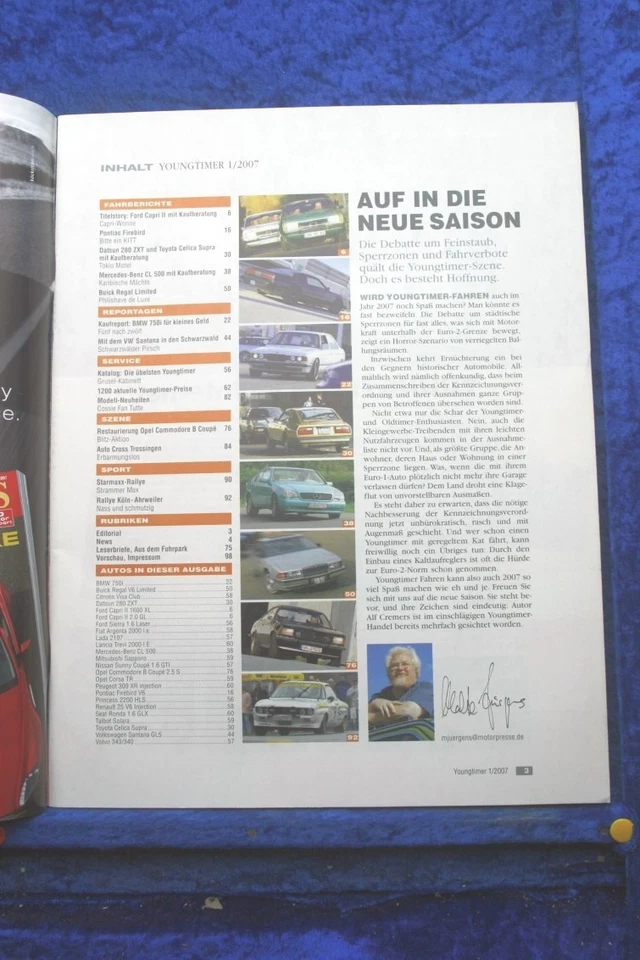 YOUNGTIMER 1/07 Ford Capri II BMW 750I Datsun 280 ZXT Pontiac Firebird CL 500 - Immagine 2 di 2