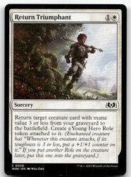 Return Triumphant 26/475 Wilds of Eldraine