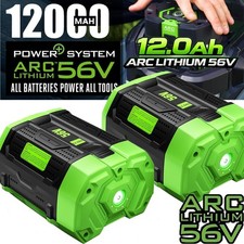 1 2PACK 56V 12.0Ah upgrade For EGO BA5600T Power  56V 10Ah Lithium New Battery