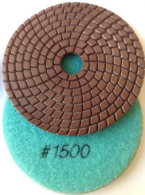 4 inch Diamond Polishing Pads Wet 50-8000 Grit Granite Marble Stone Concrete
