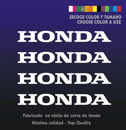 4 x vinyl stickers - SPONSOR - stickers vinyl stickers Moto CUSTOM