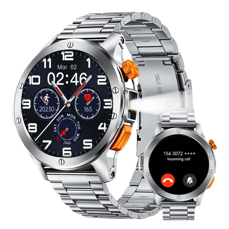 Military Smart Watch Men Women Waterproof Smartwatch Bluetooth for iOS Android - Image 2 of 4
