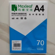 100Pcs/Lot A4 White Printer Paper Office Suppliesdraft Multi-Purpose Business Pr