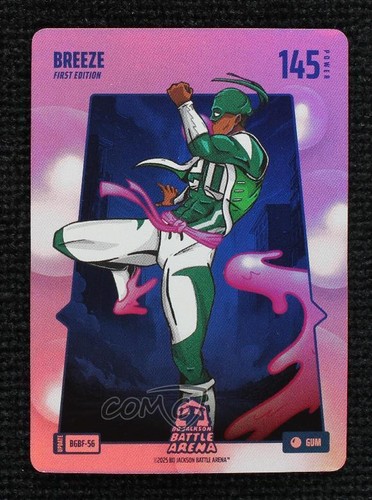 2025 Bo Jackson Battle Arena TCG Alpha Update Bubble Gum Battlefoil Breeze