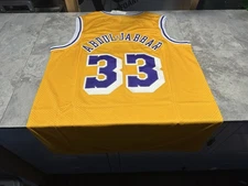 NWT Mitchell & Ness Hardwood Classics Kareem Abdul-Jabbar Lakers Jersey Large