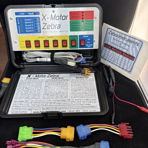 X-Motor Zebra Diagnosis & Control For X-Motor Type Variable speed Motors. M# VZ6