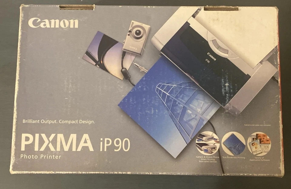 CANON PIXMA iP90 Printer Portable Mobile Color Inkjet - Image 3 of 4