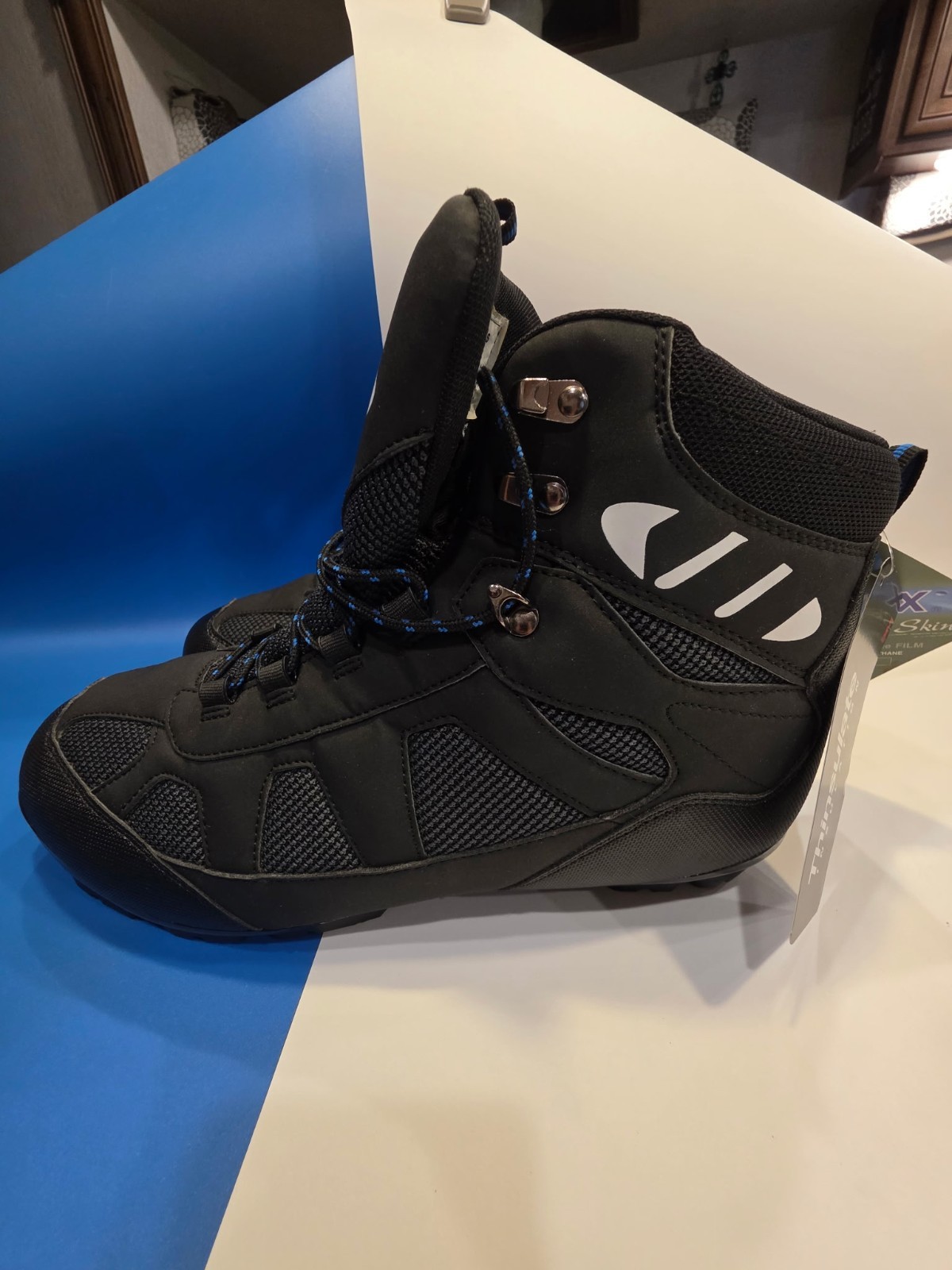 SALOMON Scarponi da sci WhiteWoods XC 302 NNN taglia 47 nuovi con scatola adulti nordici