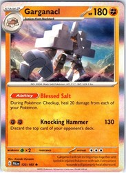 Garganacl 123/193 Rare Holo Paldea Evolved
