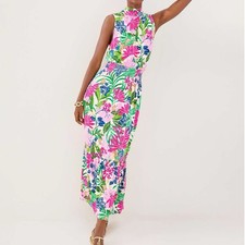 Lilly Pulitzer Large Marcela Jersey Sleeveless Endless Summer Floral Maxi Dress