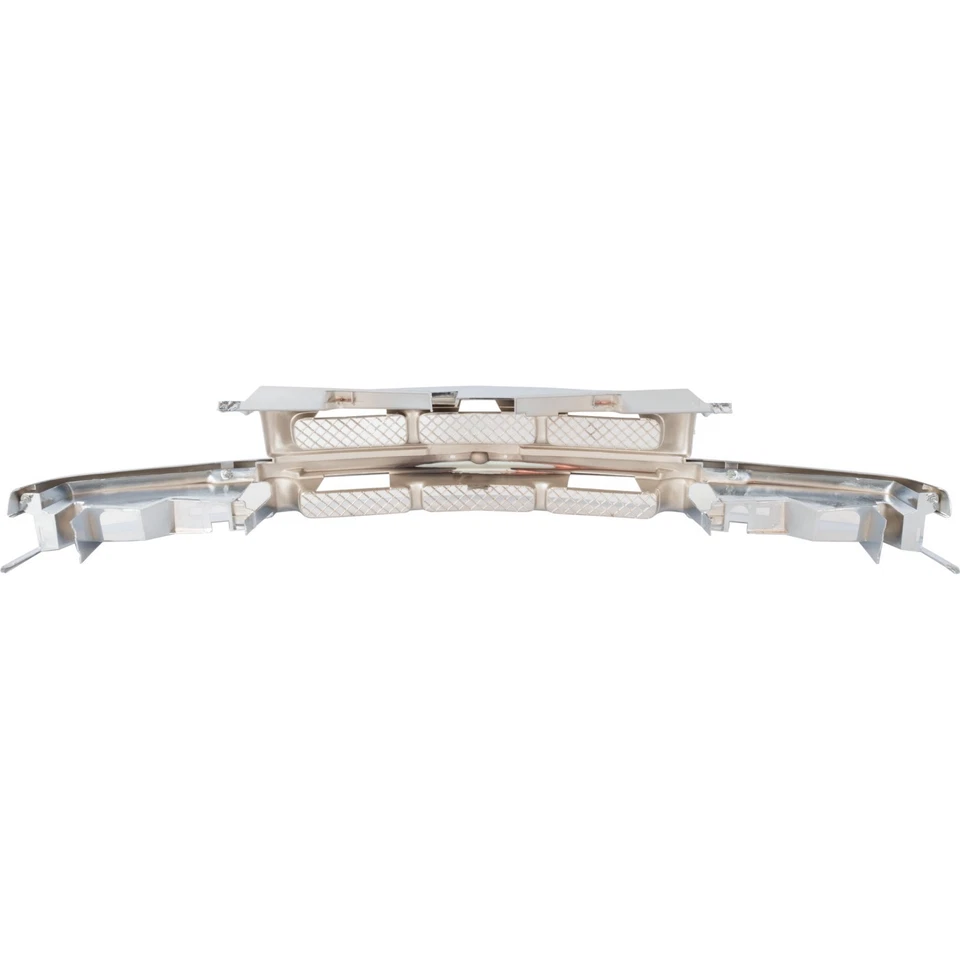 Grille For 98-2004 Chevrolet S10 98-2005 Blazer Chrome Plastic - Image 4 of 4