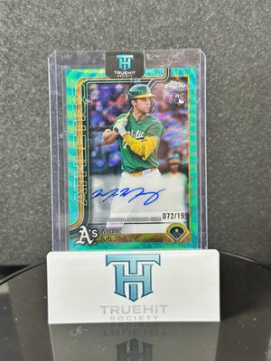 2025 Topps Chrome Update Max Muncy #AC-MMU Green Wave Refractor RC