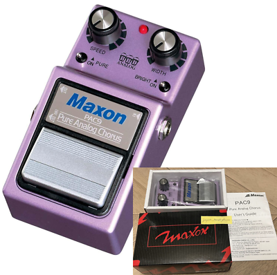 ギター MAXON PAC9 Maxon PAC9 Pure Analog Chorus Guitar effect pedal Brand New