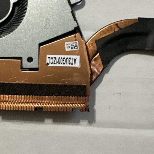 Originale Dell Latitude 7410 computer portatile CPU dissipatore ventola assemblaggio 2V3MP DPJG0 - Foto 3 di 5