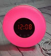 Smart Wake color changing digital clock radio alarm Sunrise Wake up  7 sounds 