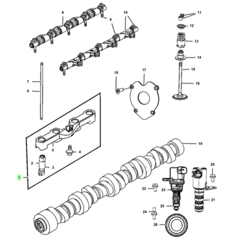 MOPAR Dodge Ram Chrysler Jeep 5.7 6.4 FRONT & REAR Valve Lifters & Yoke SET OEM - Picture 11 of 11