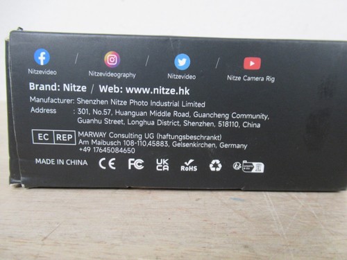 Nitze JSQ-002 Director's Monitor Cage with Handles for up to 9 Inch LCD Monitor - Picture 12 of 12