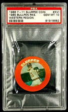 1986 7 11 Slurpee Coin Western Region #XVI Bullpen Rookie Best RC PSA 10 Pop 3