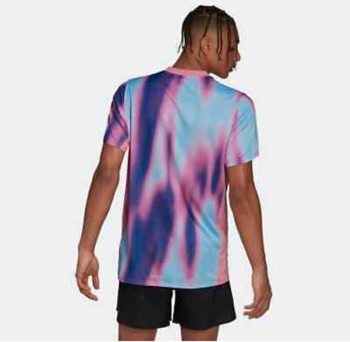 Adidas Break the Normal Running Shirt Fashion Blue Pink Purple sz M Ret $50 NWT - Picture 18 of 19