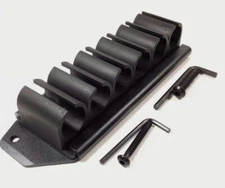 SHOTGUN SIDE SADDLE 6 SHELL QUICK DETATCH HOLDER CARRIER FOR REMINGTON 870 12GA 