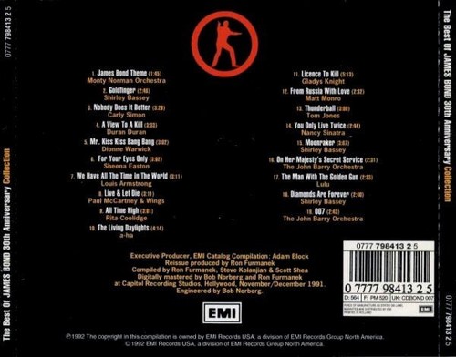 The Best Of James Bond (30th Anniversary Collection) John Barry Sheena Easton - Bild 2 von 2