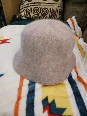 Betmar New York Women Bucket Brim Hat With Velvet Bow Purple